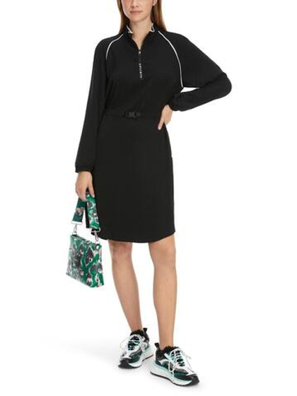 Marc Cain Платье в спортивном стиле на поясе