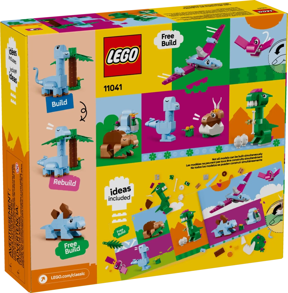 Конструктор LEGO Classic 11041 Создаем динозавтров