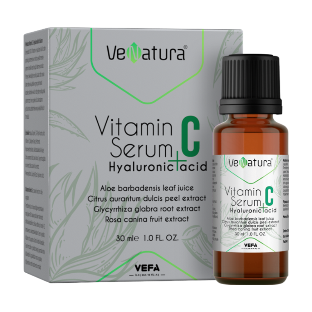 Сыворотка с Витамином С и Гиалуровной кислотой 30мл (VeNatura)