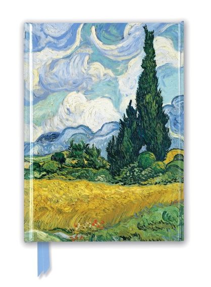 Bloknot \ Блокнот \ Notebook Vincent van Gogh: Wheat Field with Cypresses (Foiled Blank Journal)