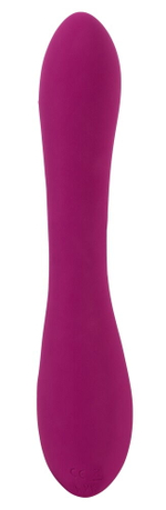 Фиолетовый вибратор 3 Function Vibrator с вращением бусин - 23 см. (Цвет: фиолетовый)