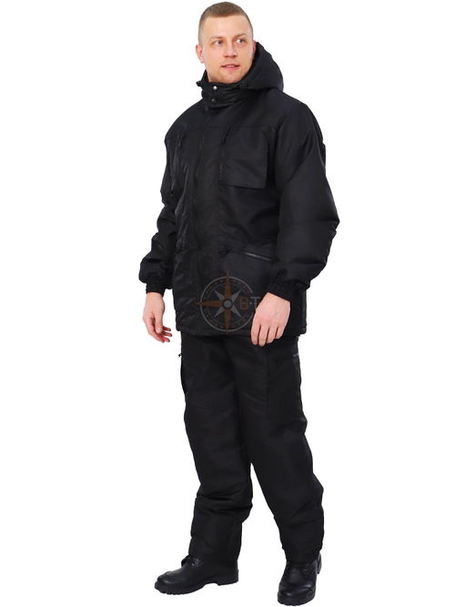 КОСТЮМ ЛЕС -10 °C (ТАСЛАН черный)