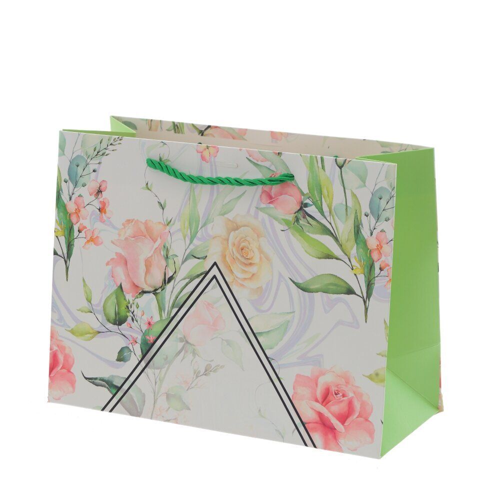 GAEM Пакет подарочный S (бумага 210г/м2, блок микс 12шт), L24 W10 H18 см, 4в.