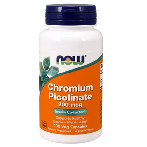 NOW Chromium Picolinate 200 мкг 100 капсул