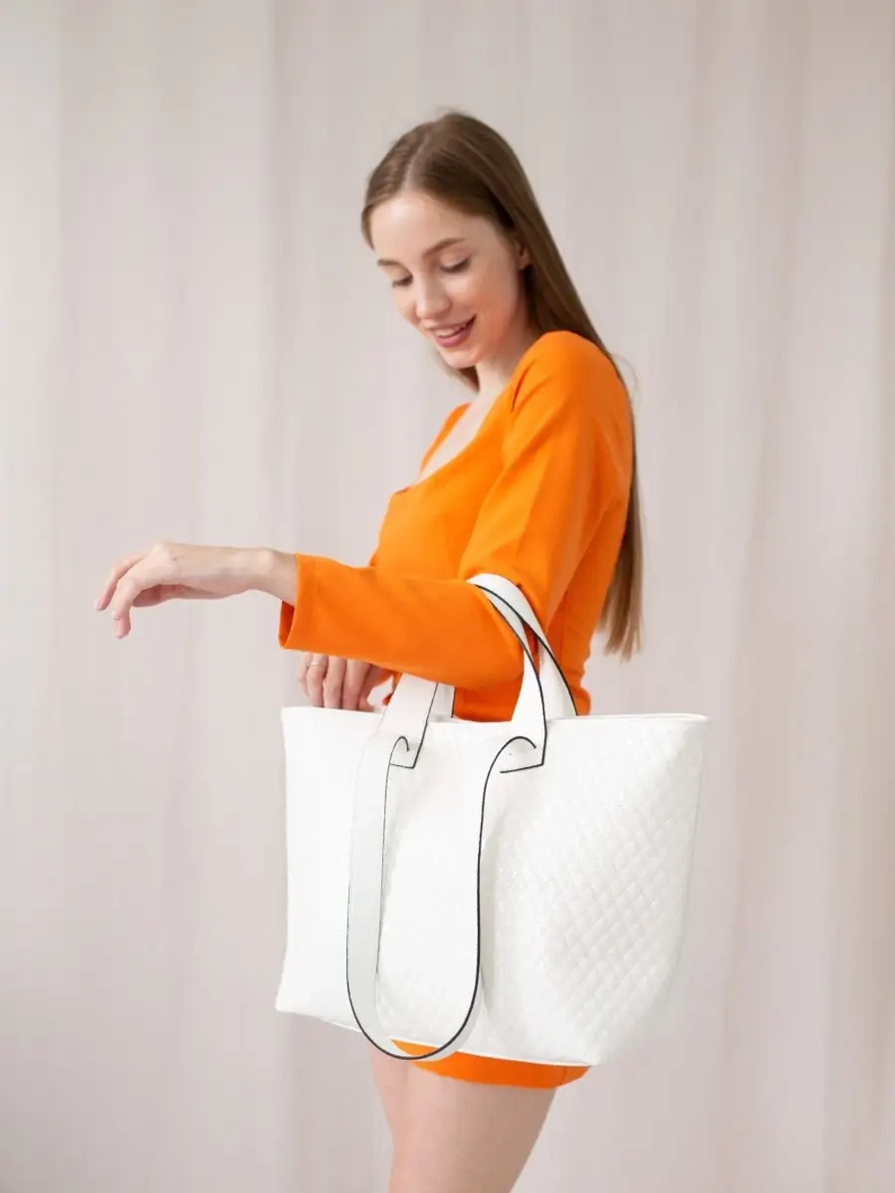 сумка большая через плечо шоппер