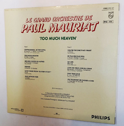 Винтажная виниловая пластинка Поль Мориа Le Grand Orchestre De Paul Mauriat Too Much Heaven (France 1979)