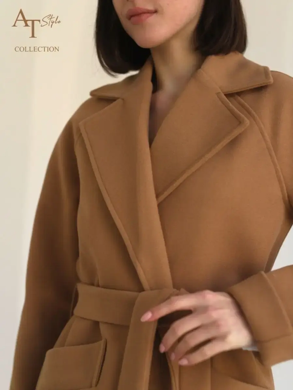 Пальто драповое шерстяное