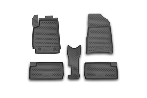 Коврики в салон для CITROEN Xsara Picasso 1999-, 5 шт. (полиуретан, серые) NLC.10.05.211K