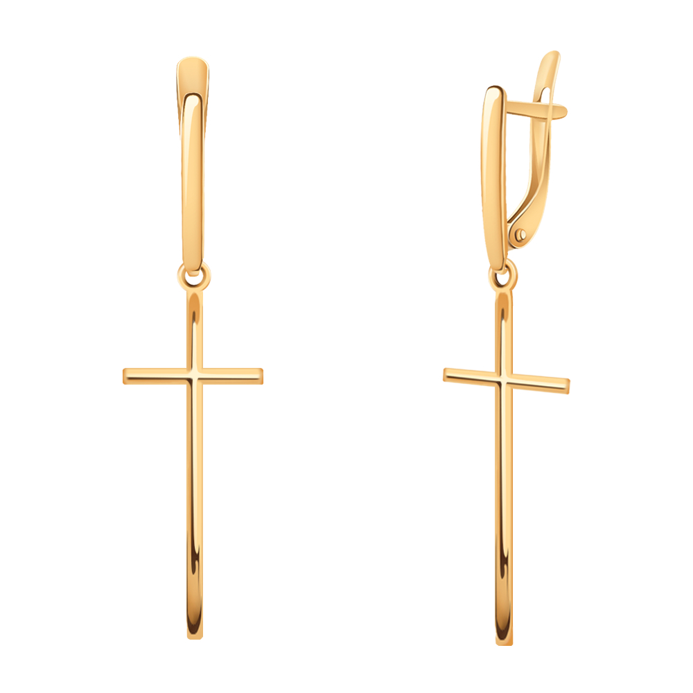 Серьги из золота 585 пробы