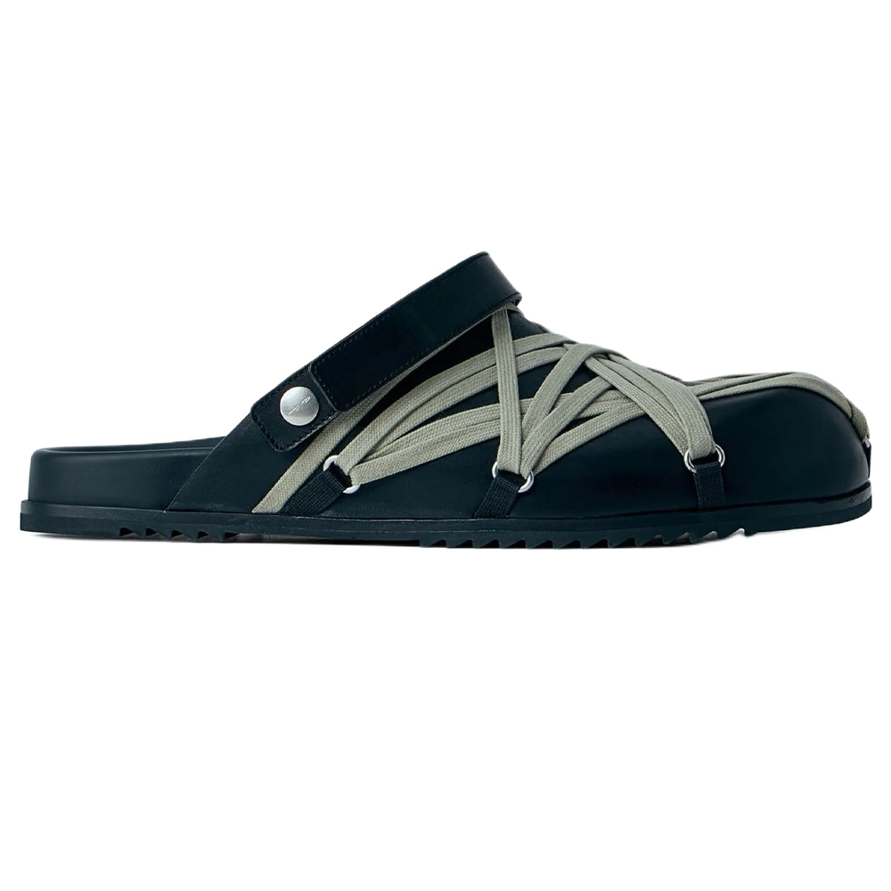 RICK OWENS/RO Closed Toe Slippers Men"s Black