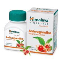Таблетки Ашвагандха Himalaya Herbals Ashvagandha 60 таб. 3 шт