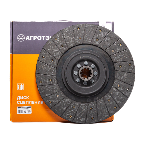 Диск сцепления ведомый, ЗИЛ, с безасбестовой накладкой, d=340мм