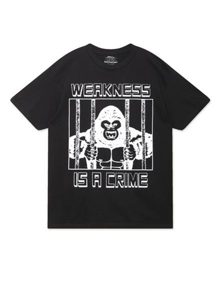 Мужская Футболка Weakness Is A Crime