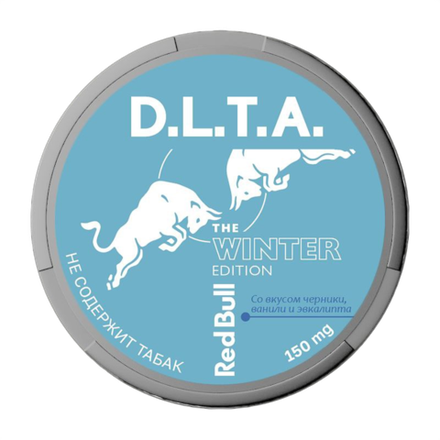 D.L.T.A 150 MG RED BULL - Черника, ваниль и эфкалипт