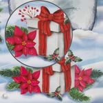 Наклейка для окон (1 штука) двусторонняя МНОГОРАЗОВАЯ 30х38 см, "Ассорти № 2", ЗОЛОТАЯ СКАЗКА, 591926