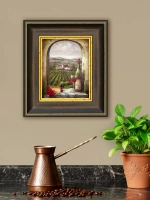 Картина настенная интерьерная в багетной раме 20*23 см