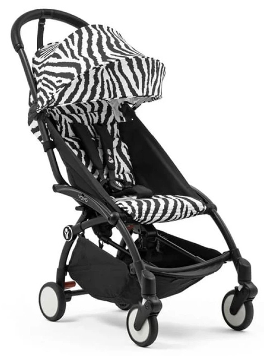 Коляска прогулочная Stokke YOYO3 рама чёрная Black Zebra