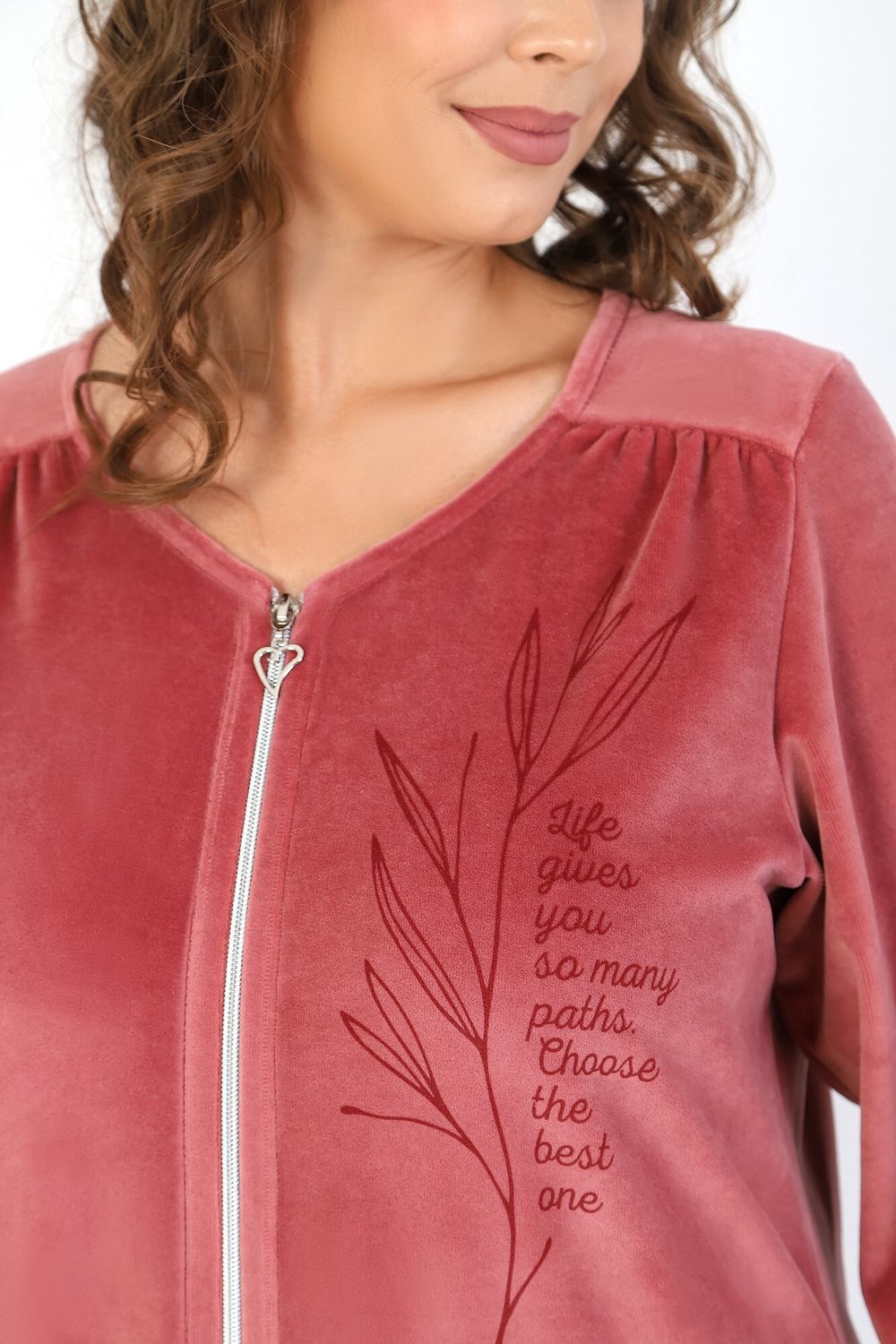 Халат Саломея Виотекс БРУСНИЧНЫЙ