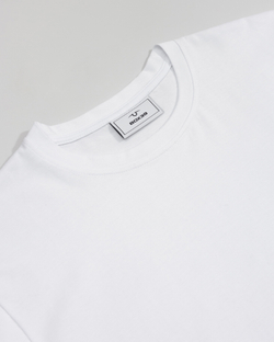 Футболка свободного кроя, белый, размер M