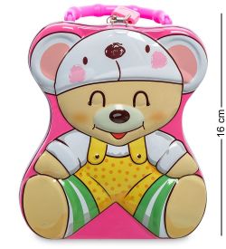 BX- 01/2 Металлическая копилка «Мишка»