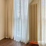 Радиатор WARMMET водяной настенный вертикальный Flat 60V (W) БЕЖЕВЫЙ RAL1015