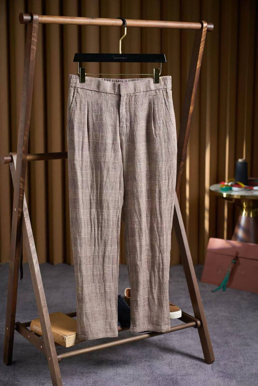 Льняной костюм Zegna