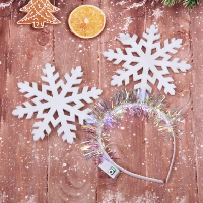 Ободок карнавальный «Сказочная снежинка»