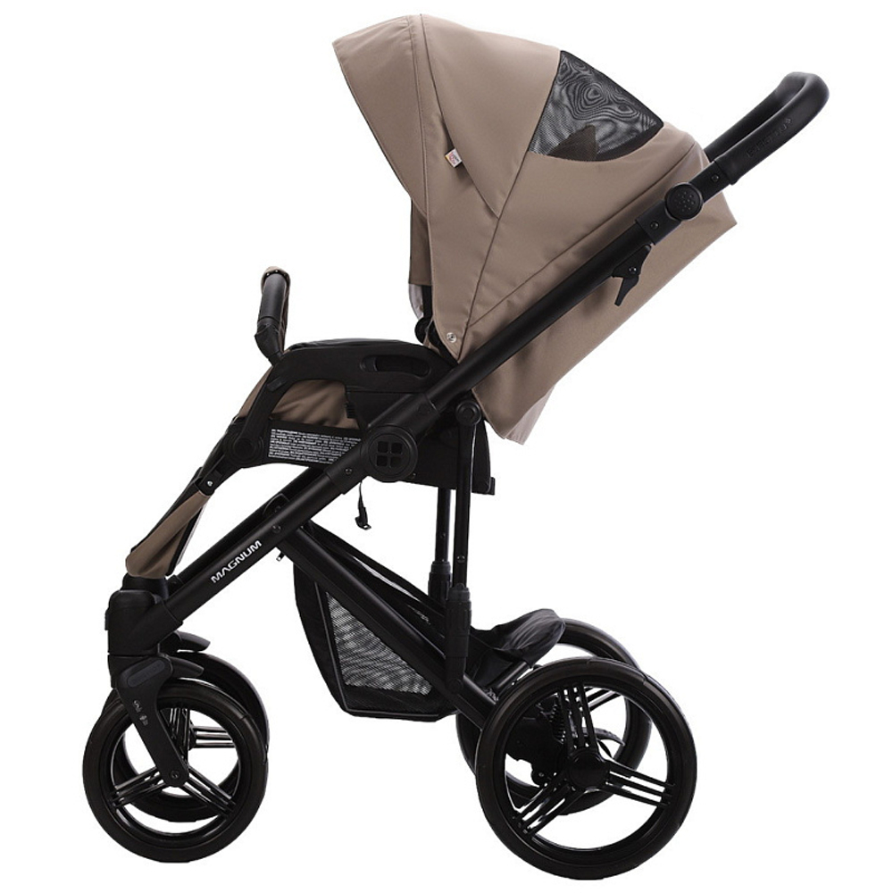 Детская коляска Bebetto Magnum Light Pro 2 в 1 05 т.бежевая кожа