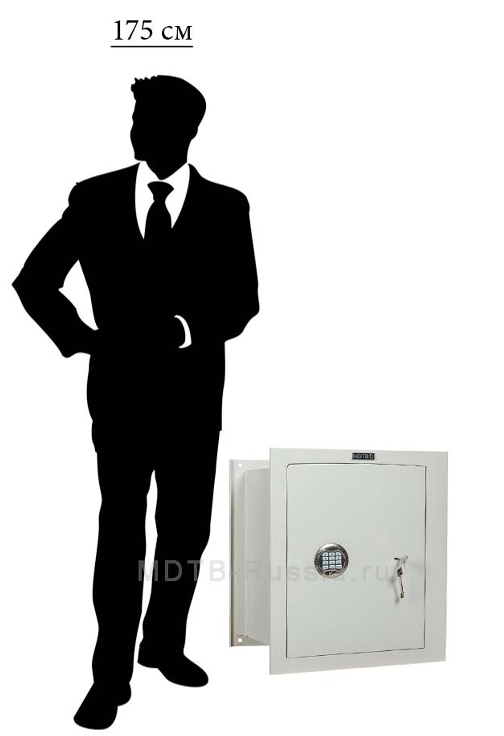 Встраиваемый сейф MDTB-VEGA 63 EK