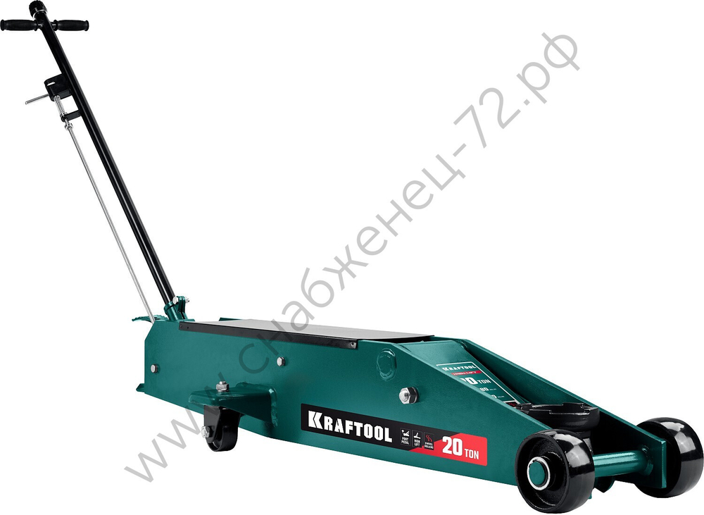 KRAFTOOL HIGH-LIFT, 20 т, 220 - 680 мм, для тяжелой техники, подкатной домкрат (43455-20)