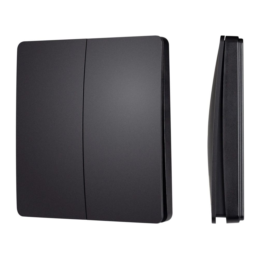 INTELLIGENT ARLIGHT Кнопочная панель KINETIC-801-22-2G-WP-SUF Black (No battery, IP67, 433Mhz) (IARL, IP67 Пластик, 3 года) 048257