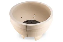 Керамическая цельная чаша для угля для гриля Diamond Egg XL