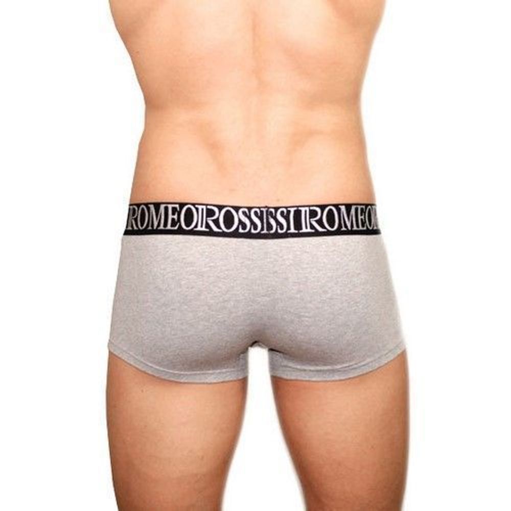 Мужские трусы хипсы серые Romeo Rossi Bik Grey Boxers RR5002-3