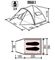 Палатка Indiana HOGAR 2, схема 3D.