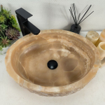 Раковина из оникса Erozy Yellow EO-64518 52*40*16 0159