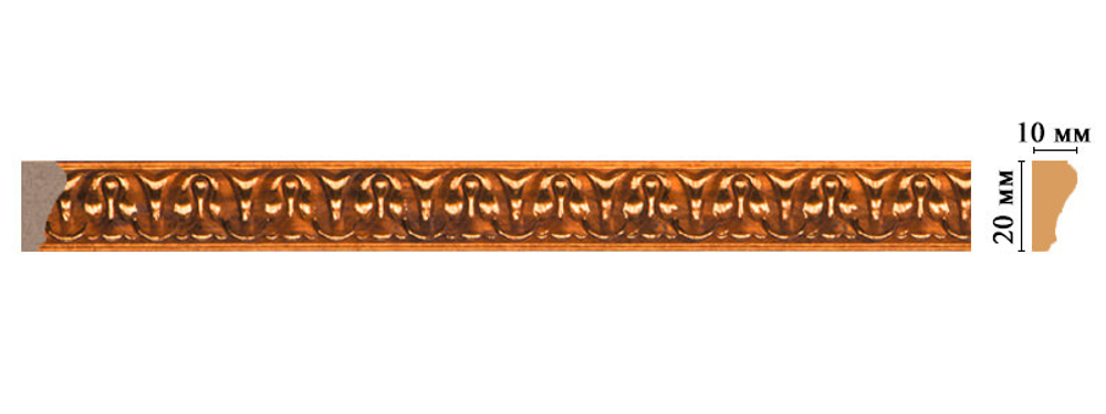 Молдинг DECOMASTER 103C-1223 (20*10*2400мм)