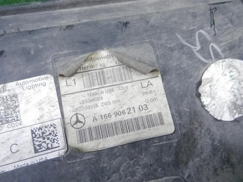 Фара левая Mercedes GLE W166 (2015-2018) LED