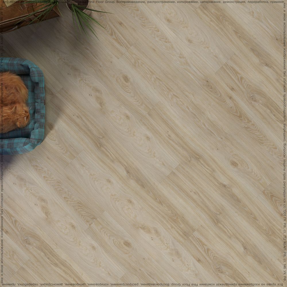 Винил Fine Floor Wood FF-1534 Дуб Листаль