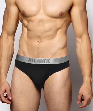 Мужские трусы слипы (2 шт) спорт Basic 2BMP-013 черные