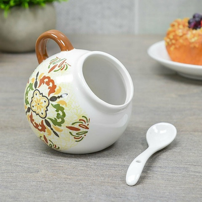 Солонка 170мл с ложкой "Касабланка", Prima Collection