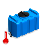 Бак для душа серии «R» 200 л  синий с подогревом, с лейкой, с уровнемером Полимер-Групп(1030x480x690см;11кг;синий) - арт.559263.2