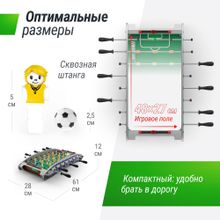 Игровой стол UNIX Line Мини Футбол - Кикер настольный (61х28 cм)