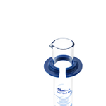 Цилиндр мерный стеклянный с носиком, 50 мл, с шестигранным пластиковым основанием