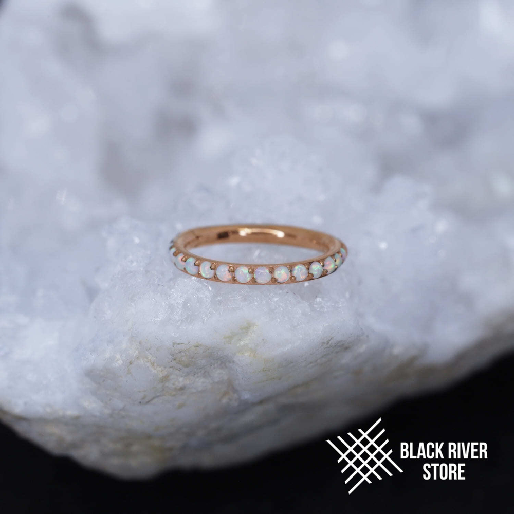 Кликер Twilight Opal #17 PVD Rose 1.2мм