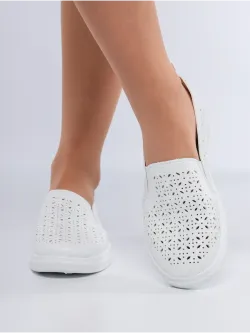 Мокасины летние с перфорацией