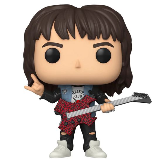 Фигурка Funko POP! TV Stranger Things S4 Eddie w/ Guitar (Exc) (1250) 62400 / Фигурка Фанко ПОП! по мотивам сериала "Очень странные дела", Эдди