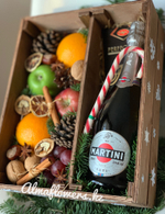 Новогодний подарочный набор "Sweet Snack New Year & Asti Martini"