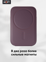 Кардхолдер и Подставка для телефона с усиленными магнитами MOFT Snap On MOVAS