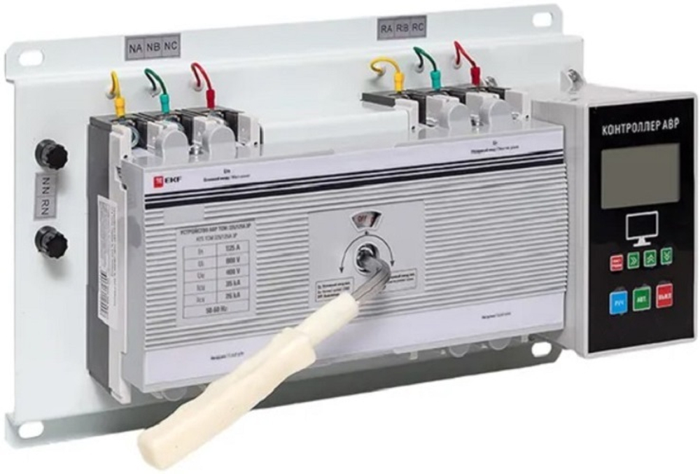 Автоматический ввод резерва  EKF ats-tsm-125A-3p-pro