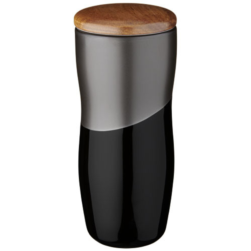 Двустенная керамическая термокружка Reno объемом 370 мл